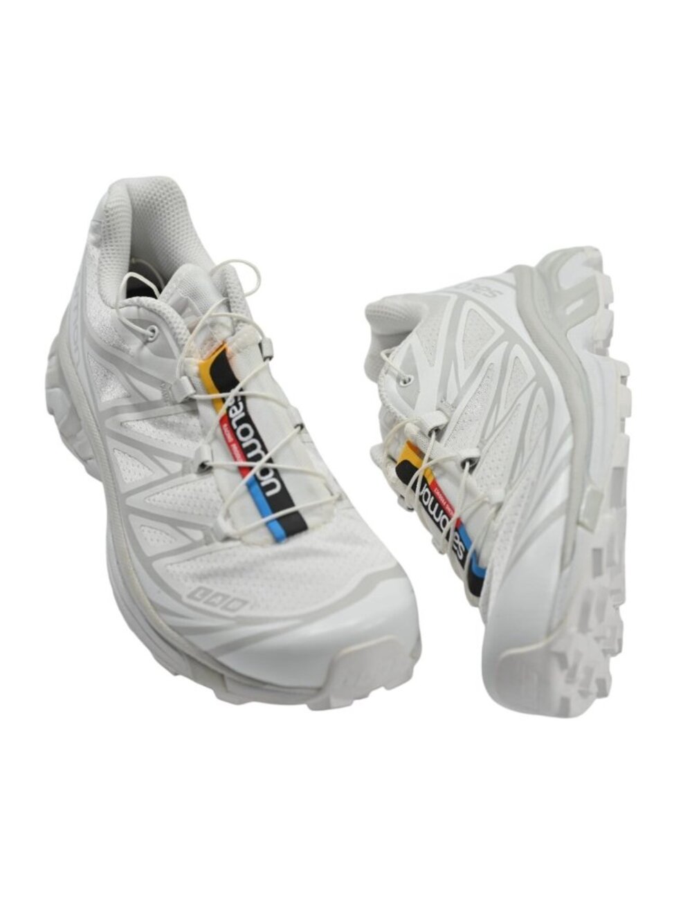 Salomon XT-6 Sneakers 412529 in White Lunar Rock